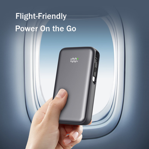 High Quality <b>Type</b>-<b>C</b> <b>Cable</b> 22.5W <b>Fast</b> <b>Charging</b> 10000mAh LED Display Power Bank with Retractable - Product Image 3