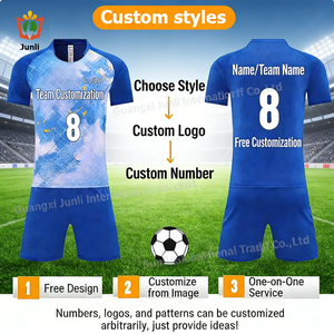 Maillots <span class=keywords><strong>de</strong></span> football à manches courtes respirants personnalisables Version domicile et rétro Numéros imprimables Noms et logos d'équipe - Product Image 4