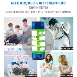 Coloré <span class=keywords><strong>Spirale</strong></span> Liquide Mouvement Barboteur Minuterie Activité Sensorielle Fidget pour Adultes Calme Soulagement Du Stress Bureau <span class=keywords><strong>Sablier</strong></span> - Product Image 3