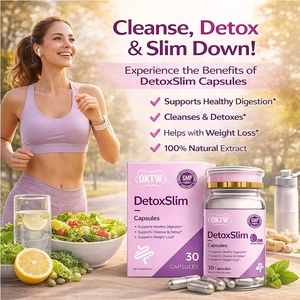 Cápsulas Detox Slim, Favorecen una Digestión Saludable, Limpian y Desintoxican, Ayudan a <span class=keywords><strong>la</strong></span> Pérdida de Peso, Certificación GMP, Extracto 100% Natural, Suplemento Dietético - Product Image 2