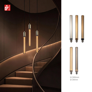 Bombilla LED Edison Vintage de Tubo de Vidrio de 300 mm de Largo, <span class=keywords><strong>E27</strong></span> T30, <span class=keywords><strong>4W</strong></span>, 1800K/2700K, 220-240V, para Decoración del Hogar - Product Image 1