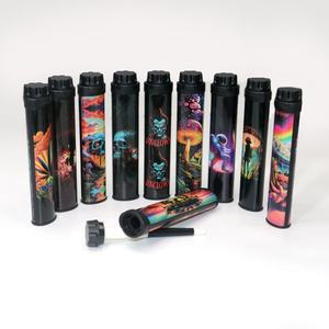 Renkli baskılı etiket ile Mini taşınabilir manuel koni rulo yeni ev yapımı trompet tüp rulo - Product Image 1