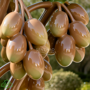 งานประติมากรรมตกแต่งภายนอกอาคารรูปต้นอินทผลัมทำจากเรซิ่นไฟเบอร์กลาส ศิลปะเซินเจา โมเดิร์นสคัลป์เจอร์ - Product Image 3