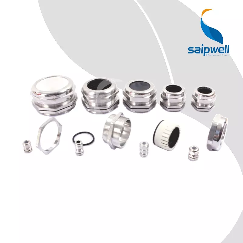 SAIPWELL PG11 M20 NPT1/2 G1/4 IP68 Водонепроницаемый SS316 SS304 кабельный сальник из нержавеющей стали