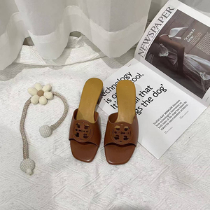 Nuevas Sandalias de Tacón Alto con Diseño Geométrico en Cuero Genuino, Ajustables y de Punta Abierta para Damas - Product Image 5