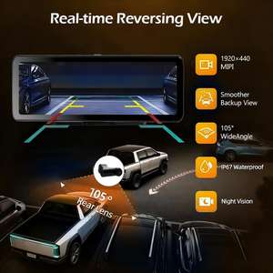 Rétroviseur de streaming 11,26 pouces avec caméra double 2,5K pour Cybertruck - Product Image 6