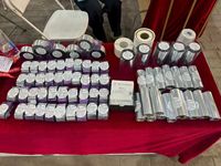 Pita Resin Berkualitas Tinggi Pabrik 110*450 m Pita Transfer Termal Zebra Resin Pita Standar untuk Printer Termal