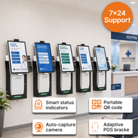 Quiosco de Autoservicio de Alta Resolución con Pantalla Táctil de 21.5 Pulgadas, Código QR, Sistema de Terminal POS Modular para Tiendas de Comida Rápida