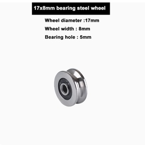 Poulie en cuivre torsadée à fils entrelacés, largeur 30 mm, 22*11 mm avec support et bloc de contrepoids - Product Image 3