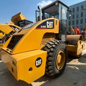 Rodillo Vibratorio de Doble Tambor Usado Caterpillar CAT CS-683E SE con Motor Potente, Compactación Superior, Disponible, Bajo Número de Horas, CE, Mejor Precio - Product Image 2