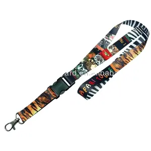 Nice Selling Thermal Transfer Printing Lanyard Customized Demention Neck Straps With Safety Breakaway
