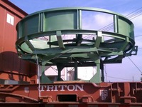 Machine de découpe de barres d'armature en acier avec composants PLC de haute précision pour ligne de production de poteaux en béton