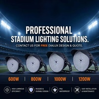 Reflector LED Profesional para Estadios de 600W 800W 1200W, Proyector de Alta Potencia para Exteriores con Ajuste de 180 Grados para Canchas Deportivas de Fútbol