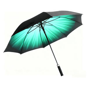 Parapluie de golf robuste en fibre de verre, imperméable, avec tissu pongé et ouverture ventilée, pour les tournois sportifs en extérieur - Product Image 3