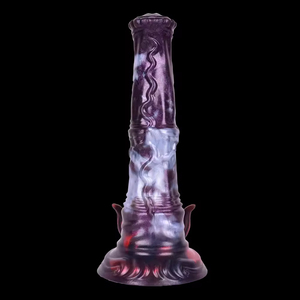 Nouveau design, 9 pouces, éco-responsable, 100% étanche, gode en silicone pour hommes et femmes, fonction de massage, plug anal - Product Image 1