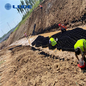 Đường thương hiệu sỏi đường lái xe geocell tổ ong sàn bê tông gạch công ty làm việc sỏi ổn định lưới geocell - Product Image 3