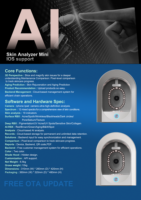 Nouvel Analyseur de Peau Facial Portable IA 2026 – Machine d'Analyse d'Hydratation Faciale 3D Magic Mirror avec Prise en Charge de 24 Langues
