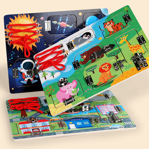 Fun Unisex Busy Locking Board Sensory Montessori Toyr pour les tout-petits Fonction d'enseignement et de jeu sûre et pliable - Product Image 5