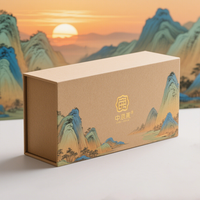 Boîte cadeau personnalisée de luxe couverture rigide magnétique en carton dur noir boîtes à fente haut de gamme doublure éponge impression de logo