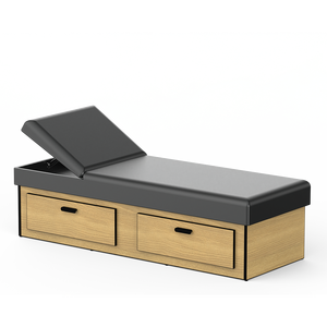 Tablier rembourré de style armoire à dossier réglable, canapé de récupération <span class=keywords><strong>pédiatrique</strong></span> pour enfants avec deux tiroirs - Product Image 3