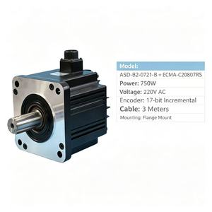 Kit de Accionamiento de Motor Servo Delta de 750w 220VAC Serie B2 Original ASD-B2, Accionamiento de Motor Servo AC Delta - Product Image 5