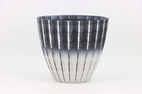 Vente en gros grande jardinière de fleurs moderne en plastique sablé pour l'intérieur et l'extérieur tréfilage Pot de plantes décoratives pour balcon et jardin