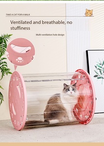 Fully Enclosed Quiet Cat Treadmill Roller - Portable Outdoor Cat Toy <strong>Pet</strong> Training <strong>Fitness</strong> Equipment - Product Image 3
