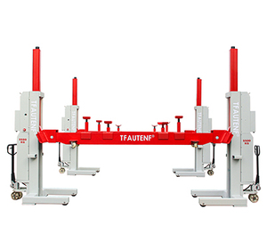 Ascenseur portatif sans fil résistant hydraulique de camion du <span class=keywords><strong>semit</strong></span> 30T quatre poteaux du prix usine d'OEM de la CE avec les appuis horizontaux - Product Image 1