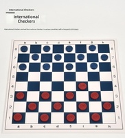 QISHOU Échiquier et Jeu de Dames Magnétique Pliable en Bois – Design Écologique et Durable pour Enfants et Adultes – Idéal pour les Voyages – Éducatif