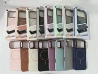 Harga Grosir Casing Ponsel Nirkabel Magnetik TPU Anti Guncangan Tahan Air untuk Seri 17 dengan Fungsi Dompet
