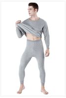 Ensemble de sous-vêtements thermiques sans couture pour homme – Couche de base chaude pour l'hiver – Combinaison longue – Vente flash – Sous-vêtements respirants et confortables