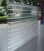 Service de traitement de coupe personnalisable 10mm 16mm Twin Wall Multiwall Polycarbonate Sheet PC Sun Sheets PC Embossed Sheets