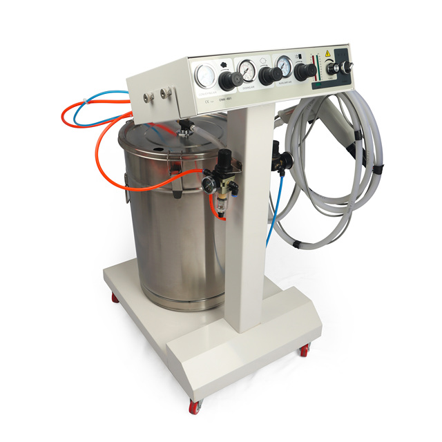 Intelligent Static Electricity Powder Coating System with Pump for Steel Substrate Painting Equipment for Small Work