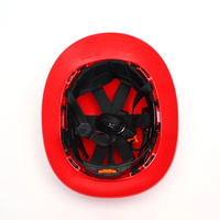 Casque de sécurité industriel à bord complet de type circulaire à fentes certifié ANSI/EN Forte, 6 points de suspension, en HDPE ABS, pour le sauvetage