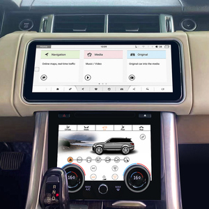 Radio Stereo mobil navigasi GPS 12.3 inci, Radio mobil navigasi GPS untuk Land Range Rover Sport L494 2014-2017 <span class=keywords><strong>Android</strong></span> dengan layar IPS layar CarPlay <span class=keywords><strong>Android</strong></span> Auto - Product Image 2