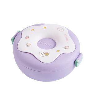 Boîte à repas divisée en haute apparence Nouvelle boîte à bento avec vaisselle scellée pour étudiants Employés de bureau Four à micro-ondes Boîte à lunch sûre - Product Image 6