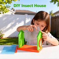 Kit d'exploration en plein air pour enfants : Gilet, chapeau, jumelles, attrape-insectes, loupe – Exploration de la nature, éducatif STEM, camping, plastique durable