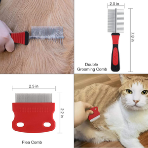 Kit Professionale 9-in-1 per la Toelettatura Completa di Cani e Gatti con Spazzola, Tagliaunghie e Set per Animali a Pelo Lungo - Product Image 6