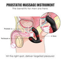 Vibromasseur Lapin en Silicone Rechargeable USB 9 Modes de Vibration Étanche Godemiché Anal Masseur de Prostate Plug Anal pour Femmes et Hommes