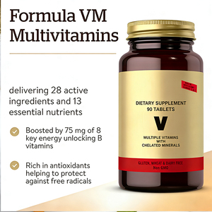 Complément alimentaire naturel Meta, multivitamines avec minéraux chélatés, 90 comprimés, compatible végétalien - Product Image 3