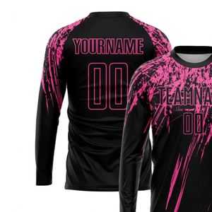 Camiseta de Fútbol de Manga Larga, Sublimada, Uniforme Profesional para Equipos Masculinos, Ropa de Entrenamiento Transpirable - Product Image 3