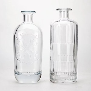 Vista su misura incisione stampa vetro liquore liquore bottiglia 250ml 500ml 700ml coperchio in sughero <span class=keywords><strong>750ml</strong></span> per Gin <span class=keywords><strong>Whisky</strong></span> Vodka Tequila - Product Image 5