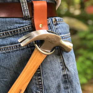 Ngoài Trời <span class=keywords><strong>Workman</strong></span> Hatchet Chủ Hammer Holster Công Cụ Vành Đai Vòng Chính Hãng Da Hammer Chủ - Product Image 4