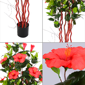 <span class=keywords><strong>ต้น</strong></span>ฮิบิสคัสประดิษฐ์ขนาดใหญ่ ทนทาน เป็นมิตรกับสิ่งแวดล้อม สมจริง<span class=keywords><strong>สูง</strong></span> ความ<span class=keywords><strong>สูง</strong></span> 120 ซม. ตกแต่งสไตล์ทรอปิคอลอเนกประสงค์ อายุการใช้งาน 5-10 ปี จากโรงงาน - Product Image 4