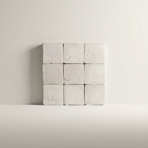 Piastrelle Quadrate Mosaico Chroma Rustic White 10x10 per Pavimentazione - Product Image 3