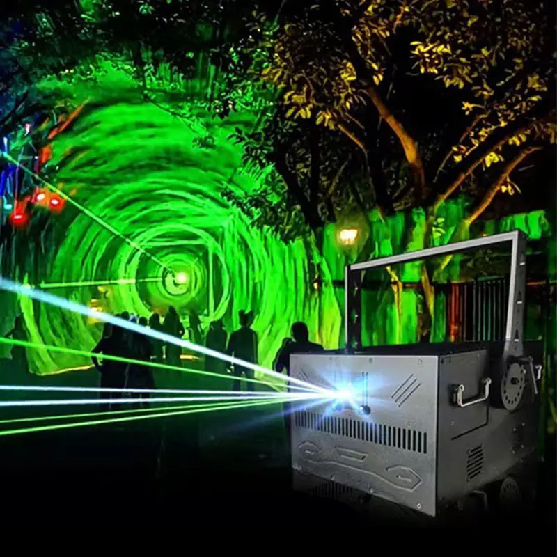 2w 3w 5w 10w Laser Show ILDA 3d Laser Projector Party Disco Stage Full Color Lazer Animation Dj Laser Lights for Night Club