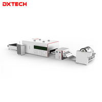 Machine de découpe laser à fibre à alimentation automatique DXTECH, entièrement automatique, pour tôle métallique, acier inoxydable, acier au carbone, aluminium