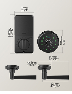 Serratura Intelligente Personalizzata per Ufficio, Ingresso Senza Chiave Sicuro, Serratura Digitale con Supporto App, Serratura Elettronica per Hotel e Casa - Product Image 4