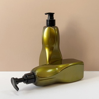Usine 300ml 480ml PET Shampooing Conteneur Liquide Bouteille D'émulsion En Plastique