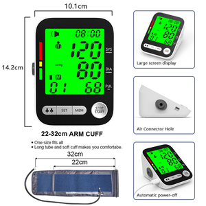Tensiómetro <span class=keywords><strong>Digital</strong></span> inteligente automático, esfigmomanómetro de fábrica OEM - Product Image 3